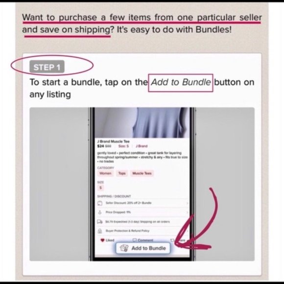 Step by Step Guide on How to Bundle on Poshmark… - Picture 2 of 4